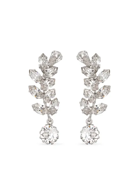 Jennifer Behr Alessa earrings White 50RB158CRYSTAL