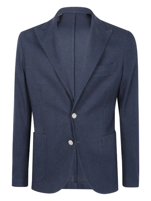 Barba single-breasted blazer Blue DYNAMIC20548200