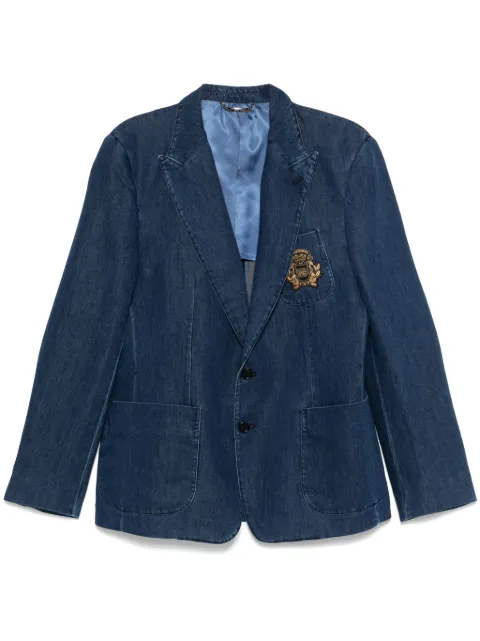 Dolce & Gabbana denim blazer Blue G2UQ7ZG8MH1