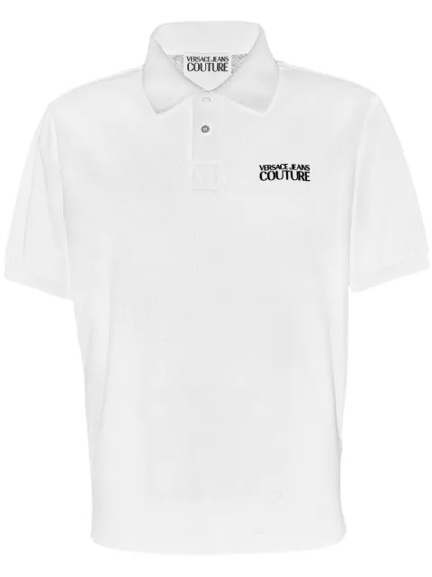 Versace Jeans Couture logo polo shirt White 78GAG623J0003