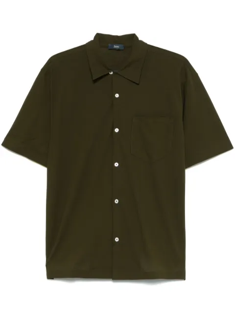 Herno cotton shirt Green JPL00136U52005