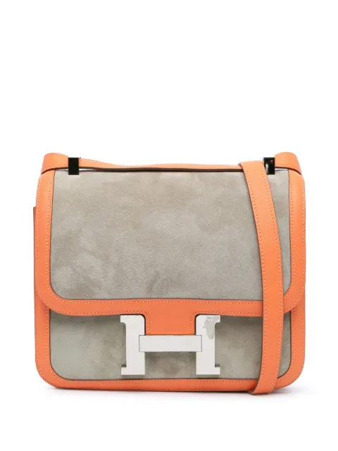 Hermès Pre-Owned 2014 Doblis and Swift Constance 24 crossbody bag Grey G5IP9DEOPV6WKDKP