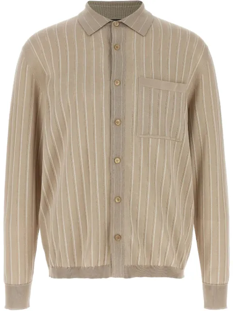 Brioni fine-knit shirt Neutrals UMRM0LTCL139890