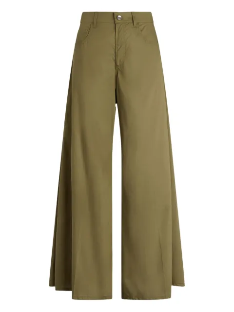 LIU JO flared trousers Green WA5511T4319