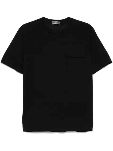 Herno logo-debossed T-shirt Black JG000233U52003