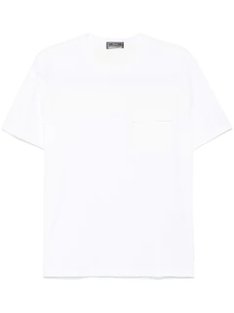 Herno logo-debossed T-shirt White JG000233U52003