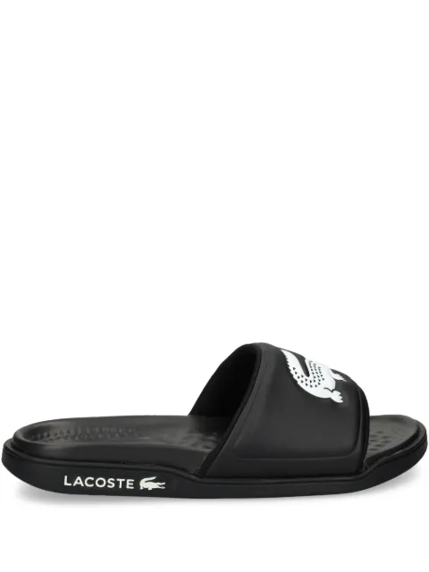 Lacoste logo-print slides Black 49CMA0038