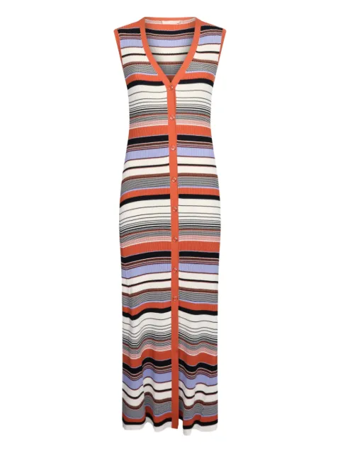 LIU JO striped dress Red WA5211MS55N