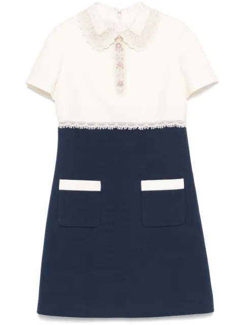 Valentino Garavani colourblock mini dress White BVAER01CF