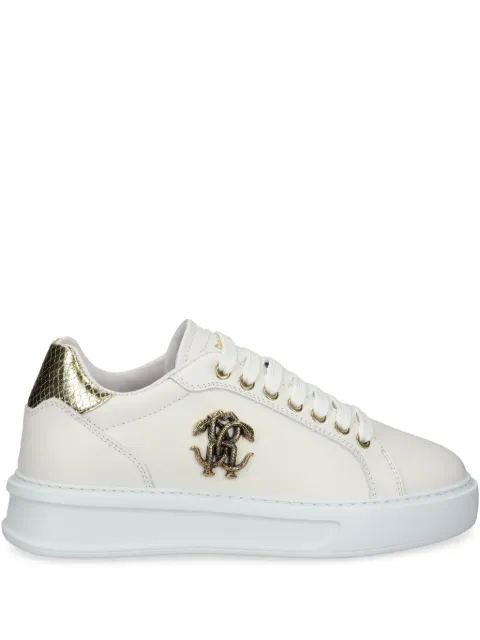 Roberto Cavalli leather sneakers Neutrals 27600