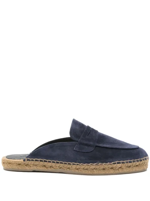 Castañer Nando T/186 suede mules Blue 025657