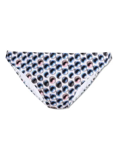 Tory Burch eye-print bikini bottoms White 167519