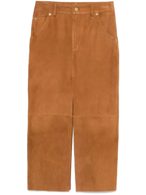 DARKPARK Erika midi skirt Brown WSK02LTS02