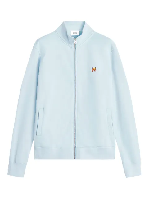Maison Kitsuné Fox Head-appliqué sweatshirt Blue OM02134KM0001