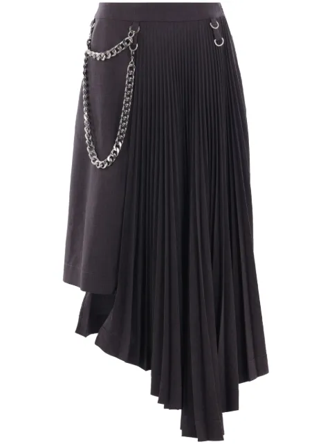 Niccolò Pasqualetti Cavo midi skirt Grey NP07S003TACA