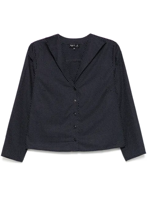 agnès b. dot shirt Blue L759IZ74