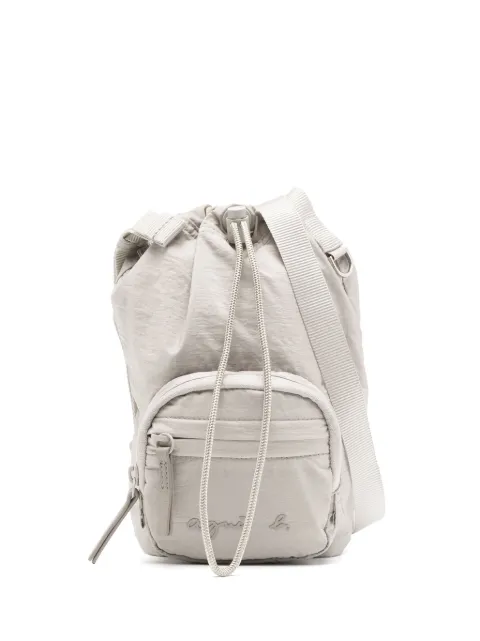 agnès b. mini logo messenger bag Neutrals P617VNT9