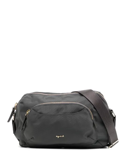 agnès b. round-shape crossbody bag Grey P449VN38