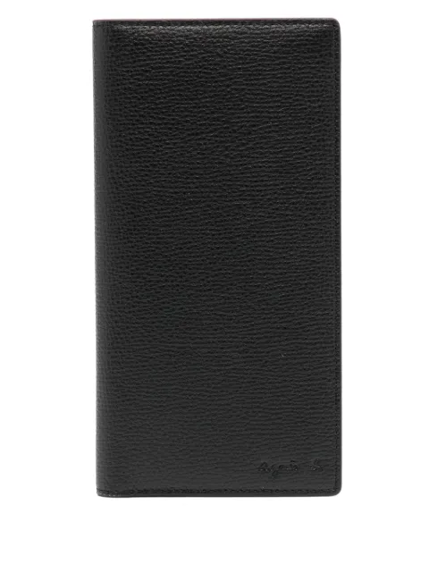 agnès b. leather long wallet Black P336VCU9