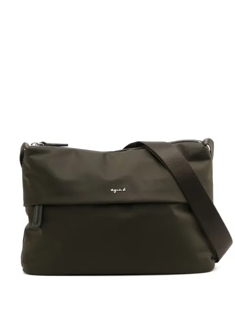agnès b. round-shape crossbody bag Green O107VN01