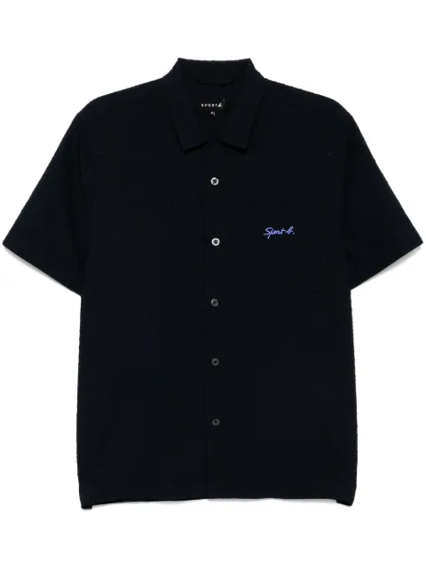 SPORT b. by agnès b. vocation short-sleeved shirt Blue C680QT1E