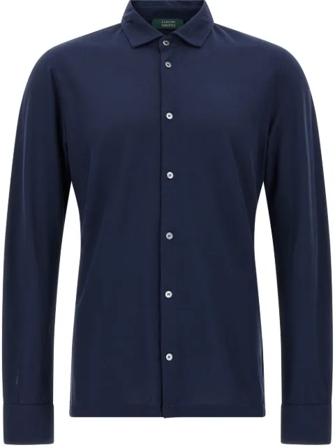 Zanone Ice shirt Blue 815137ZG380Z0178