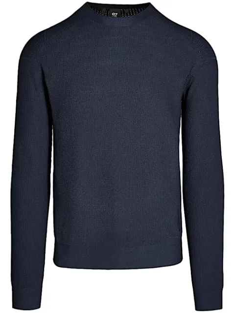 Alphatauri waffle-knit jumper Blue ATA24575