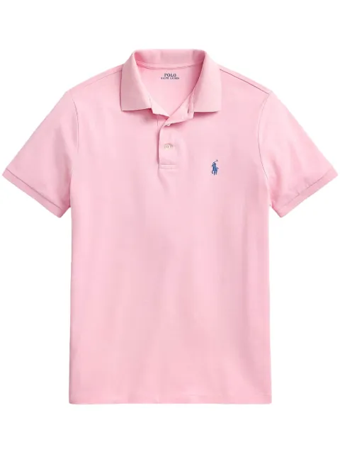 Polo Ralph Lauren embroidered-logo polo shirt Pink 710941439024