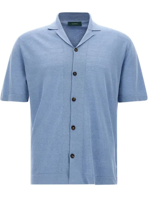 Zanone short-sleeve shirt Blue 810147Z1353Z0990