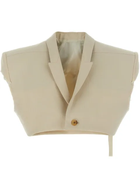 Rick Owens Micro Tatlin blazer Neutrals RP01E7751WUT21