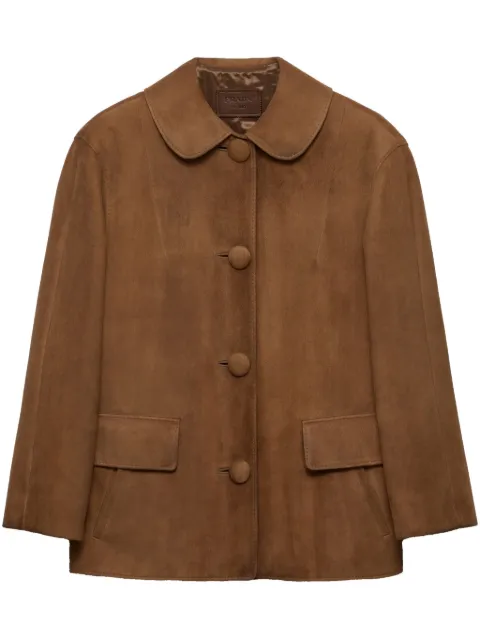 Prada suede jacket Brown 58A202SOOO162O