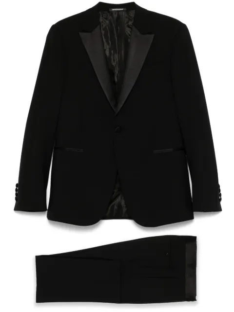 Emporio Armani single-breasted suit Black EM002055TE10404