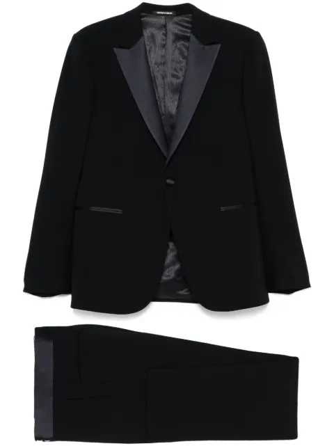 Emporio Armani single-breasted suit Blue EM002055TE10404