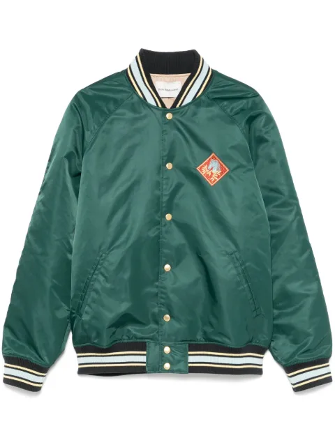 Drôle De Monsieur Le Bomber Polo bomber jacket Green GJT219PA014