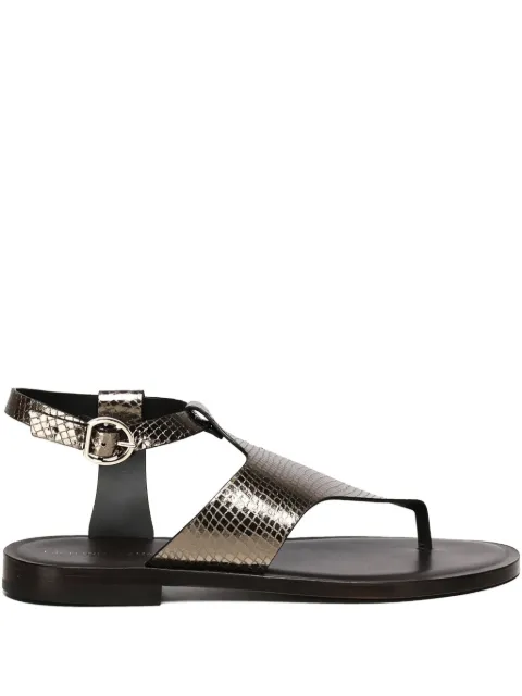Giuliano Galiano Donna sandals Gold SISSYOLDACCIAIO