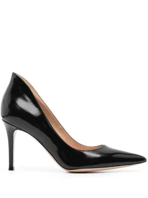 Gianvito Rossi 80mm Gianvito pumps Black G2094185RICNUI