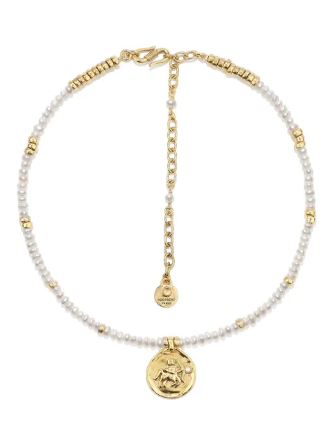 Goossens Astro Sagittarius Pearls necklace Gold GOOP25NE23YG01