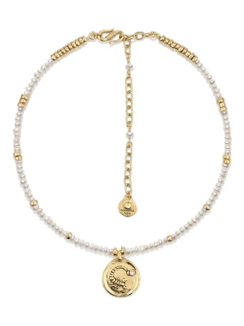 Goossens Astro Scorpio Pearls necklace Gold GOOP25NE22YG01