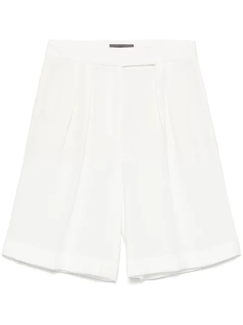 Lorena Antoniazzi linen shorts White P2543PA73A4768