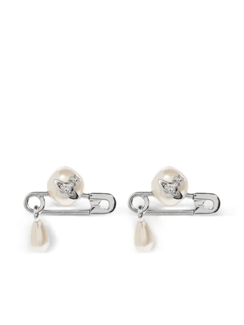 Vivienne Westwood Claude Small Stud earrings Silver 6201036302P103