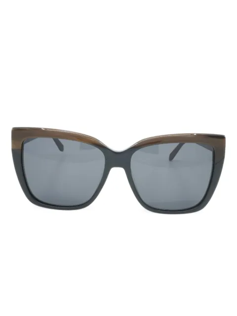 Ferragamo Eyewear oversize-frame sunglasses Brown SF1102S