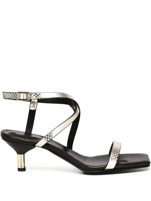Giuliano Galiano tequila sandals Gold GIOVYRETTILEPLAT