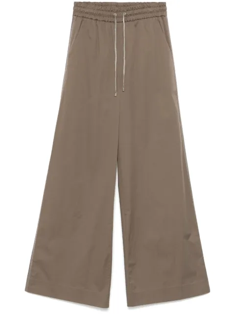 Lorena Antoniazzi drawstring trousers Brown P2556PA65A4818