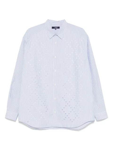 Comme des Garçons Homme striped shirt Blue HOB003