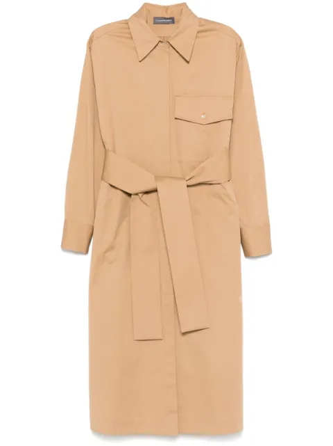 Lorena Antoniazzi belted midi dress Brown P2556AB10B4818