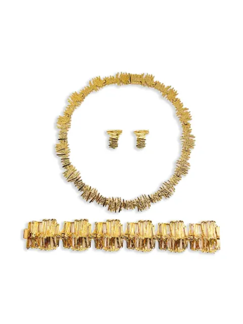 Jennifer Gibson Jewellery 1960s Modernist jewellery set Gold JGJGROSSSET