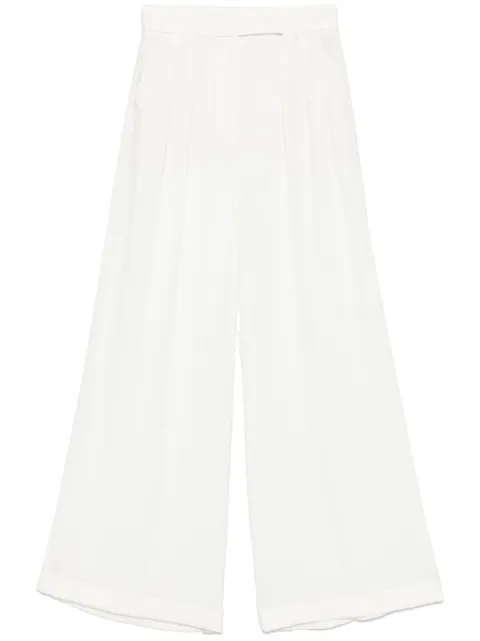 Lorena Antoniazzi linen trousers White P2543PA28A4768