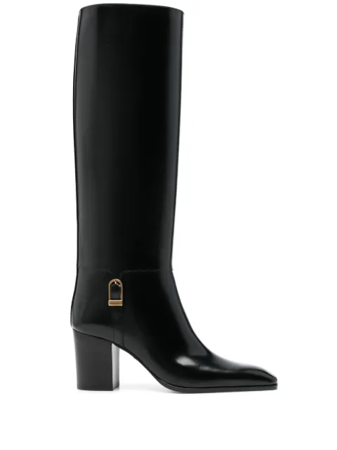 Saint Laurent 75mm Julia boots Black 818207AAEHR