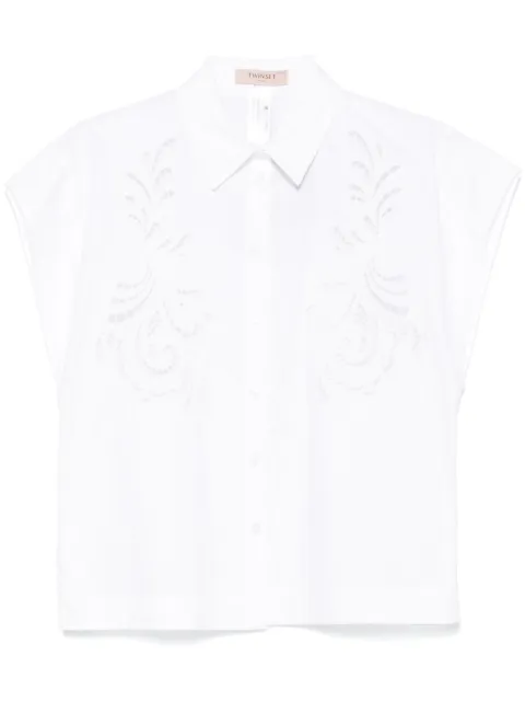 TWINSET embroidered shirt White 251TP2171
