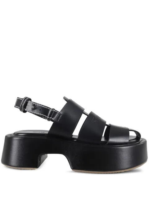 JW Anderson leather pumps Black SN0099LA0323096